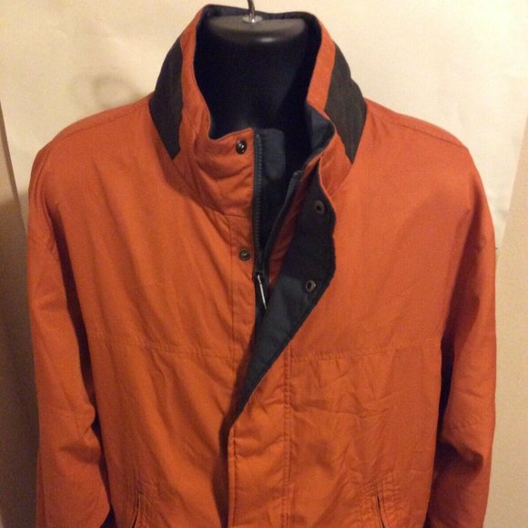 Roundtree & Yorke Other - Roundtree Yorke Jacket Men Size XL Full Zip Orange
